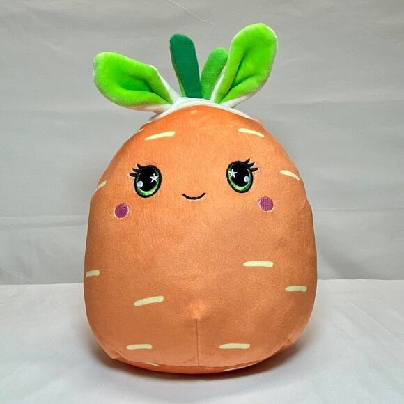 SQUISHMALLOWS Original Caroleena Carrot 12" Stuffed Plush Limited Edition 2022 - Picture 1 of 12